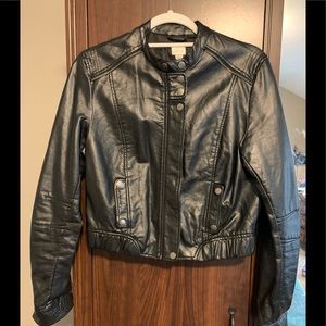 Lauren Conrad faux leather moto jacket